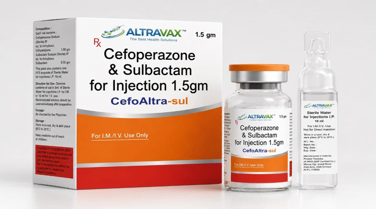CefoAltra-sul — Cefoperazone & Sulbactam for Injection